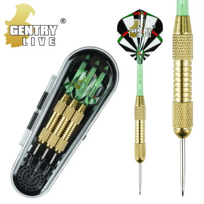 Buen precio Gentry Live 14-28g Caja de correo de latón y acero Dart Set en línea