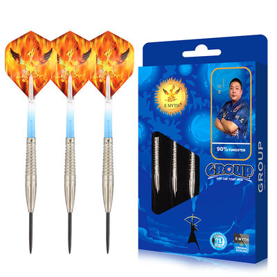 Harga yang bagus E Myth Pemain Dart Profesional Hu Jun Steel Tip Tungsten Darts Set on line
