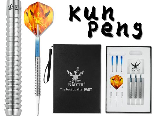 Good price Emyth Darts 2ba Soft Tip Darts Barrel 90% Tungsten Darts Set 18G KunPeng online