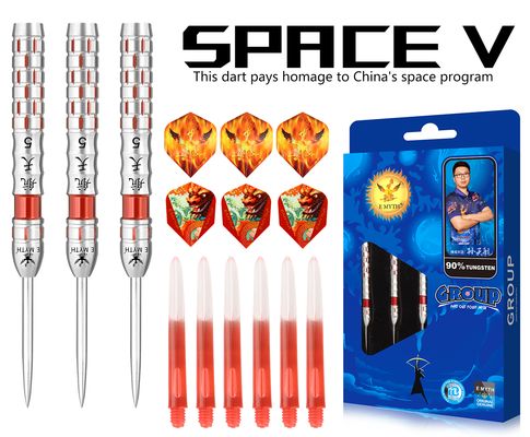 Goede prijs Emyth SPACE V 90% wolfraam staal punt pijlen 22g online